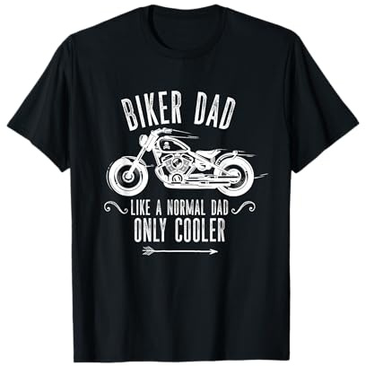 Biker Dad Motorcycle Motorbike Dad Chopper T-Shirt