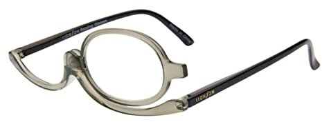 MAQBE Make up Glasses, Schminkbrille, MiniBrille Make Up Schminkbrille Mode Damen Schminkbrille mit klappbaren glaesern(Color:#4,Size:1.0)