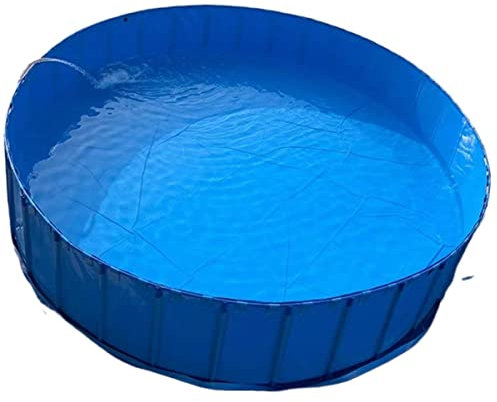 Piscina Fuori Terra/ Telaio Acciaio Piscina Fuori Terra / Grandi Piscine Con Telaio Piccolo Per Bambini Adulti Bambini Cani, Plastica Blu Rotondo Relax Piscina / Albercas Para Adultos, Piscine All'ape