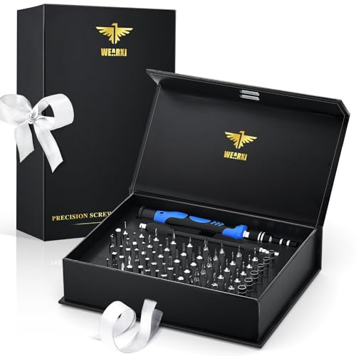 WEARXI Father s Day Gifts, 60 in 1 Precision Screwdriver Set, Dad Birthday Gifts Presents for Dad Gifts, Father s Day Gifts from Daughter Son, Ratchet Screwdriver Bit Set