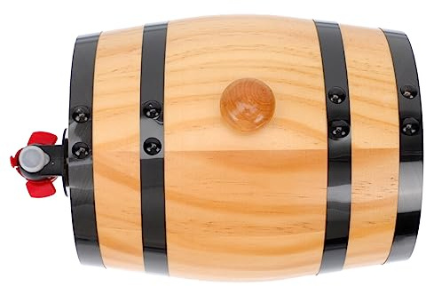 Kichvoe 1 Pc Barril De Whisky Dispensador De Cubos De Vino Barril De Cerveza De Autoservicio Cubo De Whisky De Bar Barril De Vino Vacío Cerveza Casera Envase Acero Inoxidable