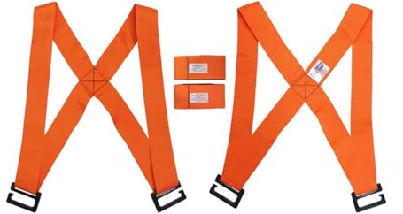 Thapncow Tragegurte Umzug 2 Personen, Tragegurte für möbelpacker Gurte für Material Transport, Möbel Tragegurt für den Sicheren Transport von Möbeln, Haushaltsgeräten und Anderen Gegenständen