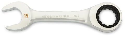 GEARWRENCH 86849 Clé à cliquet 12 points 90 dents 19 mm, Clé Molette