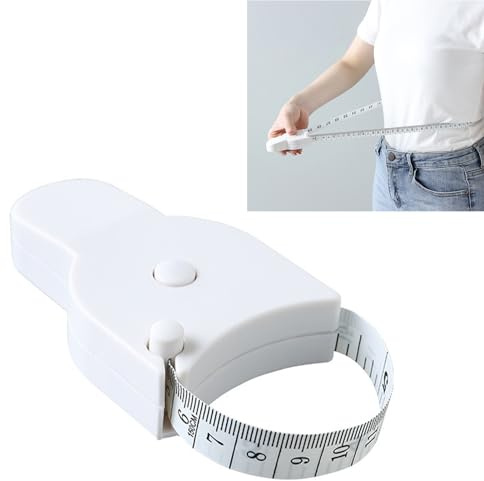 Nastro Misuratore Corporeo Retrattile Automatico con Design a Doppia Scala, Alta Precisione per il Monitoraggio della Perdita di Peso e dei Progressi di Fitness