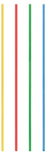VEPATIM 50 Trinkhalme aus Papier extra lang bunt Ø8mm 80cm