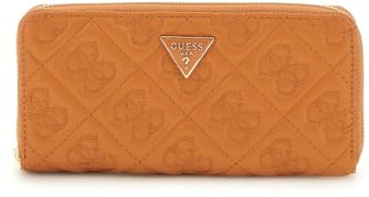Guess Adelasia SLG Zip Around Wallet L Caramel
