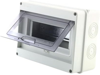 YsXoWiui 8 Ways Distribution Box Circuit Breaker Box for Shopping Mall Home Workshop