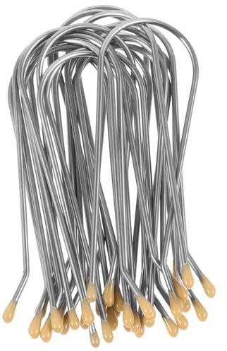 HOMSFOU 20stücke Heißwicklerclips U-förmige Metallclips Für Lockenwickler Werkzeugset Mit Ersatzclips Für Verschiedene Haartypen Und Lockenwicklergrößen Sicherer Halt Und Langlebig