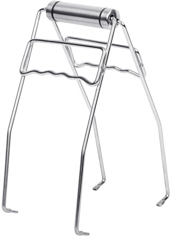 Mydracas BBQ Grill Grate Lifter for Cast Iron Cooking Grid Grate, Stainless Steel Grill Plate Lifter Cooking Gripper Grill Plate Lifter Grid for Big Size Green Egg,Gas Grill, Smoker Grill