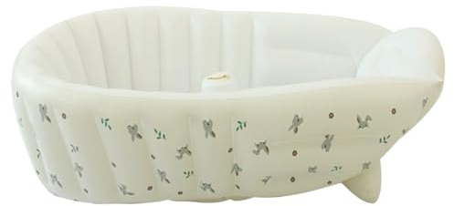 Bañera Para Bebé Bañera Inflable Para Ducha Infantil | Bañera Plegable Con Asiento, Accesorios Portátiles De Baño Para Niños