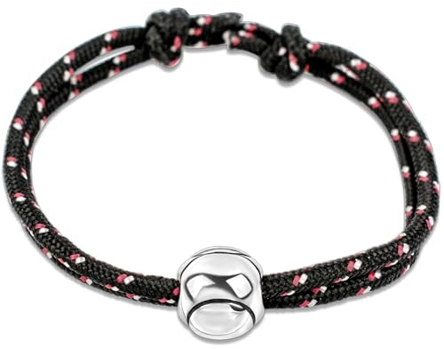 Ernestine - Bracelet Tennis réglable en acier inoxydable - Idée cadeau tennis homme femme - Bracelet sport padel - Cadeau Homme Noël anniversaire fête des pères - fête des grands-pères - bijou padel