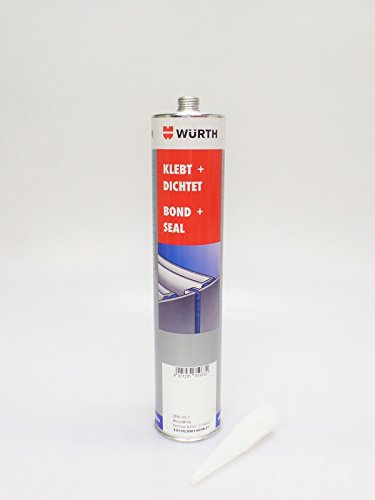 2 x Würth Konstruktionsklebstoff Klebt + Dichtet weiß (4011231819732) 300ml