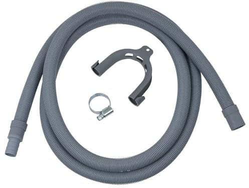 SPARES2GO Drain Hose Extension for Zanussi Dishwasher (2.5M, 19mm / 22mm)