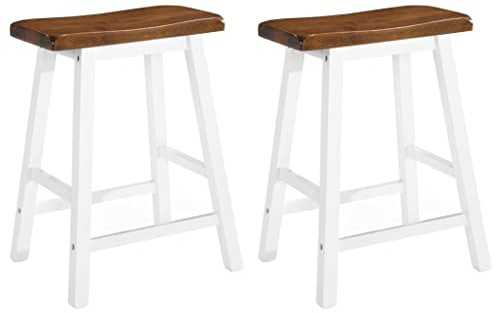 vidaXL Barhocker 2 STK. Massivholz