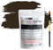 HQC Paint Wall and Ceilings Matt | Sample Colour Tester Pot with Brush | Quick Drying Quality Interior Paint | Contemporary Finish | Brown Colour 25ml