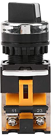Interruptor Giratorio 3 Posiciones Selector De Mantener 2NO Interruptor Rotativo LA38-20X3 Para Control Remoto En Circuitos Eléctricos