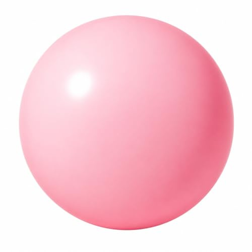 Soft 25CM Pilates Ball - Small Stability Exercise Ball for Yoga, Barre, Fitness, Physio & Gymnastics - Anti-Burst Mini Gym