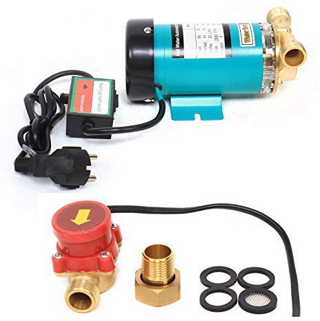 Kaibrite Pompe à Eau Haute Pression 220 V - Domestique et Chaude pour Douche et Jardin (90 W 20 L)