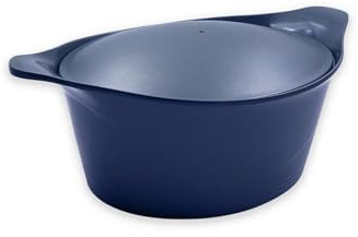 Cookut – La increíble olla de 33 cm con mango de metal y agarrador a juego – Arándano