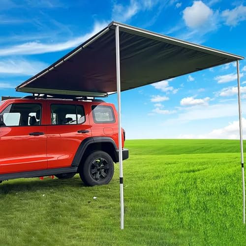 YZMJXNYY Toldo para Coche, Toldo Furgoneta Camper Lateral, Toldo para Caravana,toldo Furgoneta, Oxford Impermeable, para Caravana/SUV/Van(1.6x2.5m/62.9x98.4in)