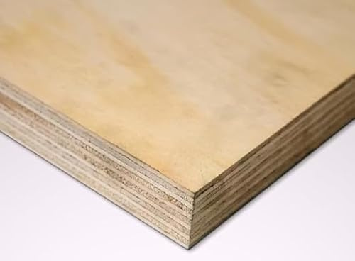 Pannello Multistrato marino fenolico in legno di pino - spessore 25 mm - Compensato in varie misure (non verniciato, cm. 60 x 240)