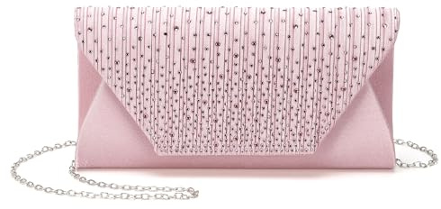 DTGN Evening Bags Clutch Purses for Women Formal, Purse Handbag Crossbody Bag Rhinestone Shoulder Bag for Wedding Party