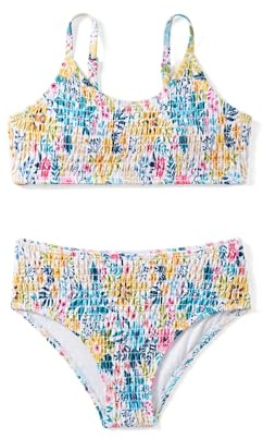 Arshiner Ragazza Bikini Set Stampato Estate Bambina Costume da Bagno Traspirante Tracolla Regolabile Due Pezzi Tankini Spiaggia Moda Costumi da Bagno per Ragazze 7-8 Anni