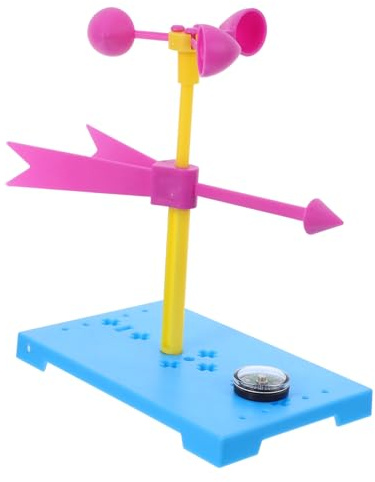 ERINGOGO Boys and Girls Meteorologist Stem Kit Wind Vane Science Experiment for Learning Weather Patterns and Climate Science Fun Educational Tool for Classroom Activities