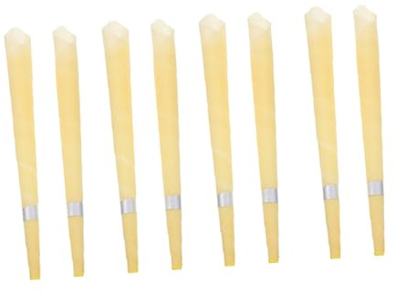 MUCKLILY 8 piezas Velas Aromaterapia Orejas Forma Trompeta con Aroma para Limpieza Práctica Casa