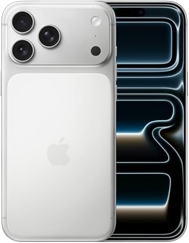 Apple iPhone 17 Pro Max, 256GB, SIM Global, Silver- Unlocked (Renewed)