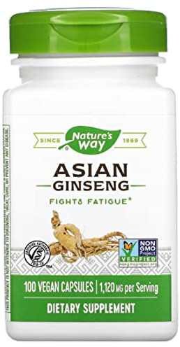 NATURE'S WAY GINSENG,KOREAN, 100 CAP