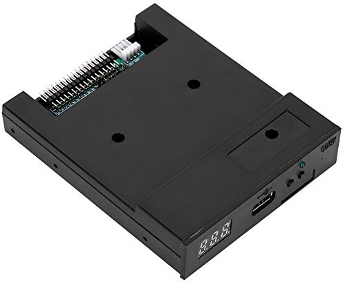 SFR1M-U100K 1.44MB Floppy Disk Drive Emulator USB Floppy Drive Emulator for Electronic Keyboards Black (SFR1M-U100K)