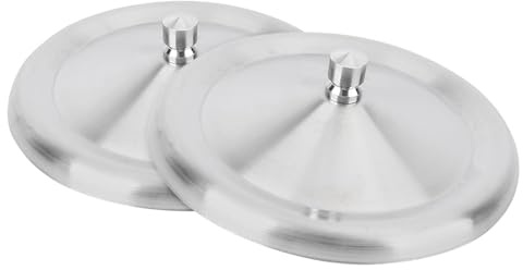 Operitacx Tapa De Acero Inoxidable Para Tazas De Café Y Té a Prueba De Polvo Y Fugas Cubierta Reutilizable Compacta 3.35 Pulgadas