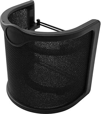 LQ Industrial Recording Studio Microphone Pop Filter, Metal Mesh Microphone Windscreen Cover