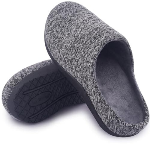 Git-up Pantofole Ortopediche per Donna Pantofole da Uomo con Supporto per Arco Plantare Suola in Gomma Antiscivolo, Piedi piatti, Fascite plantare, Dolore al piede, Grigio 41