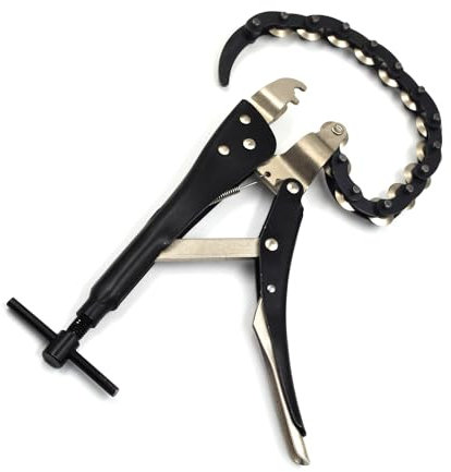 Exhaust Tube Chain Cutter, 0.6 to 3.3 Tailpipe Cutter, Tube Cutting Pliers for Cutting Exhaust Pipe Copper Pipes