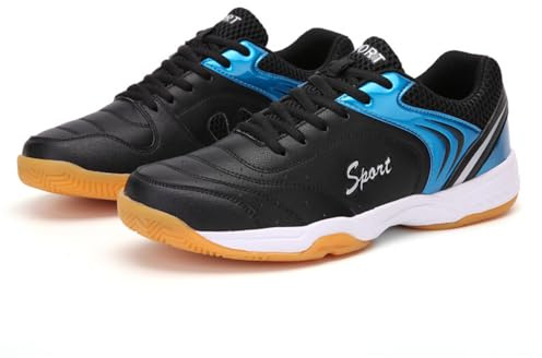 Hixingo Paaren Badmintonschuhe Männer Tennisschuhe Herren, Bequem Squashschuhe Hallen- & Fitnessschuhe Eva Gepolsterte Sohle Sneakers Atmungsaktiv Herren Turnschuhe