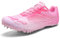PENXZT Zapatos Atletismo para Hombre y Mujer Ligeros y Transpirables con Clavos Antideslizantes Zapatillas de Entrenamiento para Carreras de Larga Distancia,Rosado,35 EU