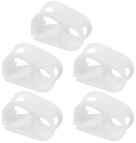 PATIKIL 5 Pacco Morsetti per Tubi in Plastica, Morsetto per Tubo Regolabile da 3/16 a 5/16 pinze di Controllo del Flusso della Valvola a Pinch per Tubo