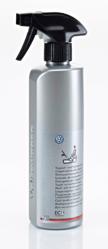 Volkswagen Original Zubehör Detergente per Interni, Spray 500 ml, per Tappezzeria, Sedili, Tappeti, Cruscotto, Specchi, Capote in Tessuto