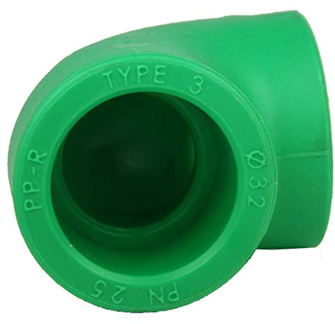 10 x PPR Aqua Plus 90° Winkel mit 32mm Durchmesser, Fusiotherm