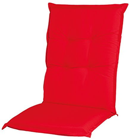 Adlatus-Kühnemuth - Gartenstuhlauflage - Polsterauflage - Sitzauflage - Classic Dessin 101, Farbe: rot (Hochlehner Auflage 120 x 50 cm)
