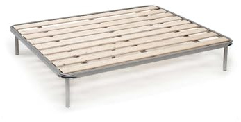 Talamo Italia - Rete letto matrimoniale Marialaura, Rete ortopedica a doghe piallate, 100% Made in Italy, Cm 160x190h 31