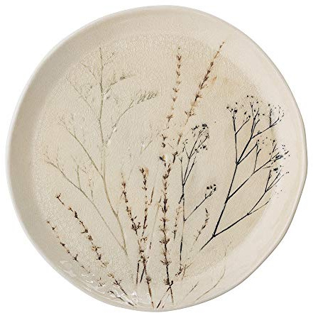 Bloomingville Teller Bea, Natur, Keramik, 27 cm