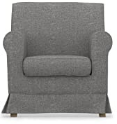 comfortly Ersatzbezug für Sessel, handgefertigt, kompatibel mit Jennylund-Sessel, nur Bezüge (strapazierfähig, Anthrazit)