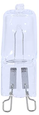 Pilipane G9 halogen, G9 glühbirne, 10 Stück Halogenlampe 220 V, Halogenlampen 40w, Vernickeltes Filament, Klarglas, warmweiß (2800–2900 K), für Kronleuchter, Schrank- & Badezimmerbeleuchtung