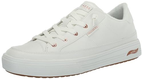 Skechers Dam Arch Fit Arcade on My Way Sneaker, Vitt, 39.5 EU