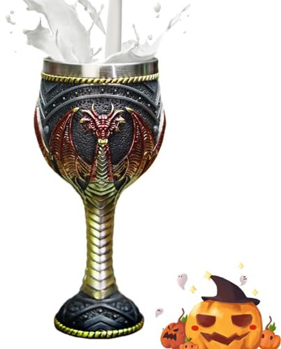 Mittelalterlicher -Weinkelch – Gotischer Weinkelch, Design-Tasse | Fantasie- -, Renaissancekelch, Themen-Weinglas, einzigartiger Kelch für Weinliebhaber