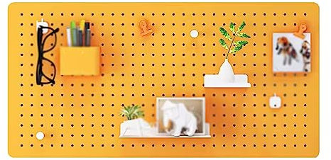 Générique Panneau perforé Mural en métal Robuste, kit de Rangement d'outils + Supports et Crochets pour la Maison et Le Travail (Couleur : Style 1)