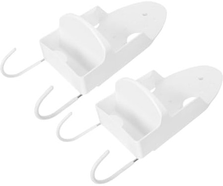 TIDTALEO 2piezas Soporte para Tabla De Planchar y Plancha Eléctrica De Pared Organizador Compacto y Instalación Fácil para Hogar y Baño